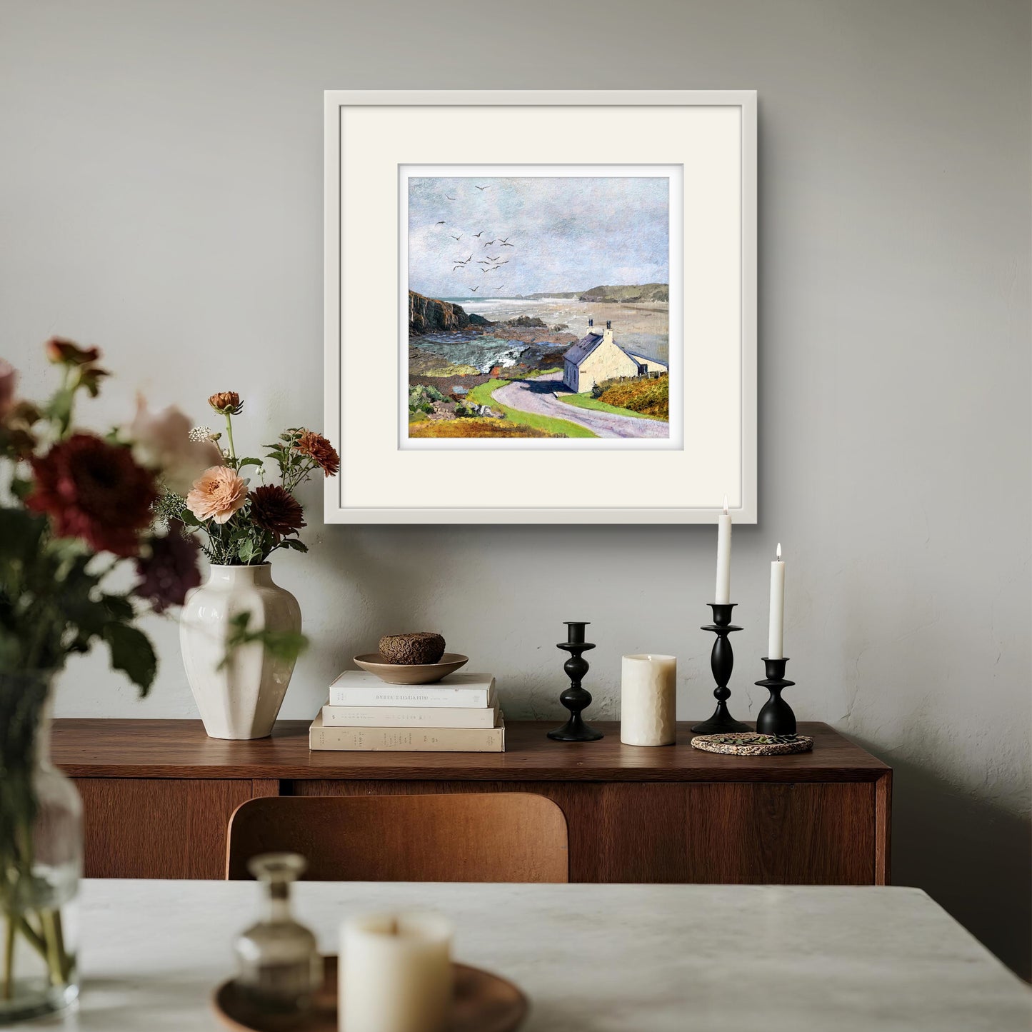 Gull Cottage (framed)