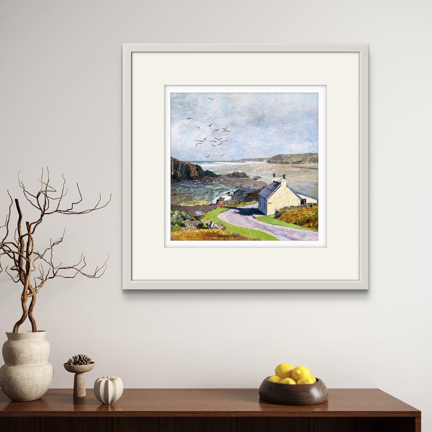 Gull Cottage (framed)