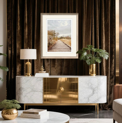 Golden Space (Framed)