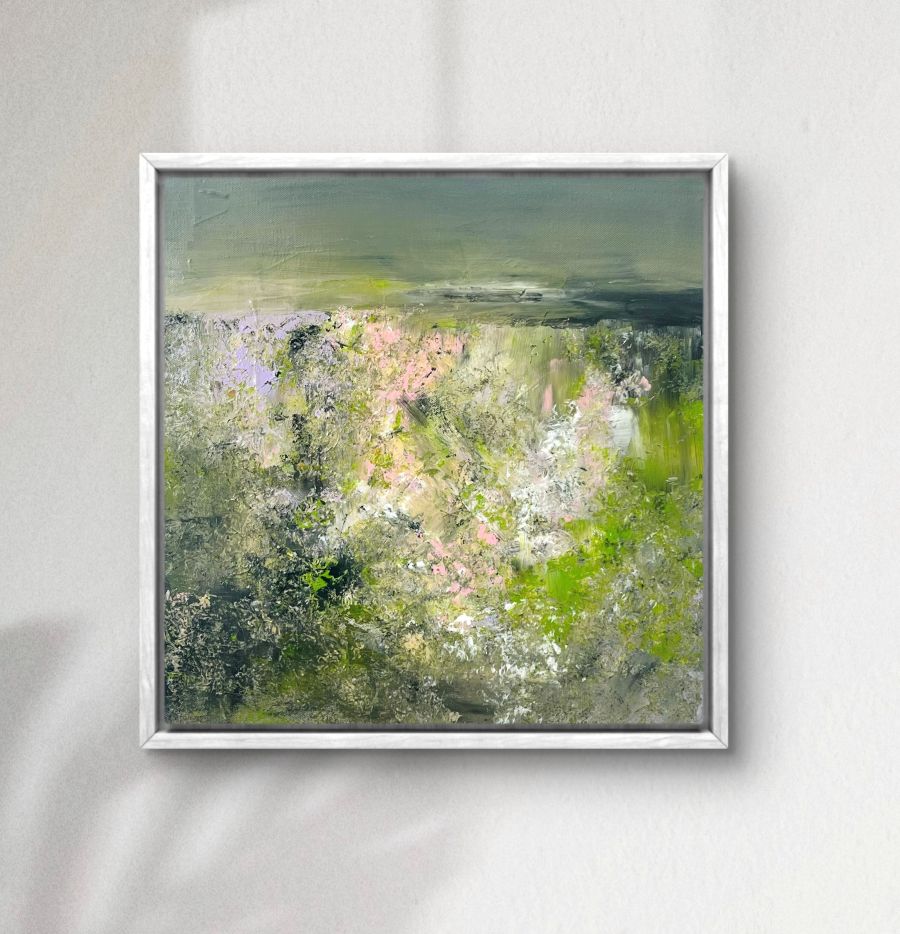 Wildflowers under the dark Sky