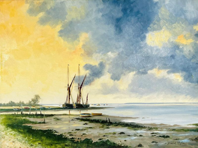 Thames Barges at Lower Halstow