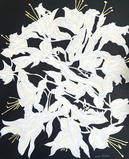 Lilies Black + White