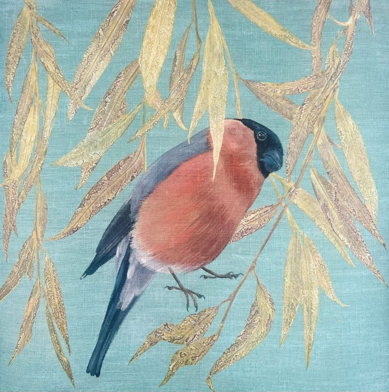 Bull Finch (Original Artwork)