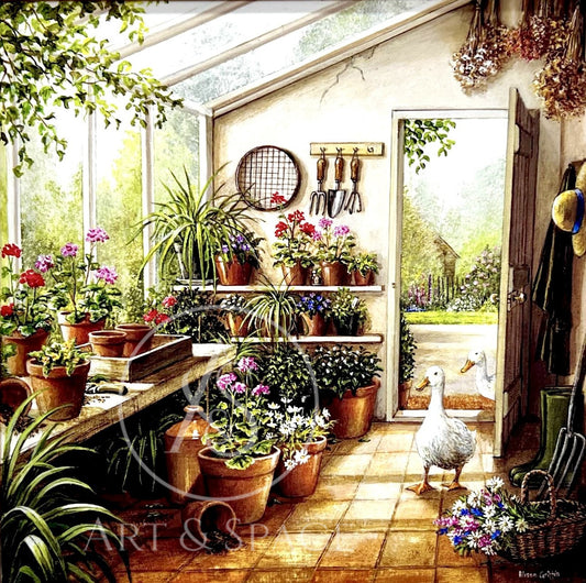 Nosey Visitors (Giclée print)