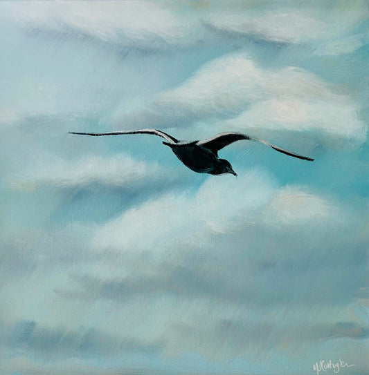 Bird Flying High
