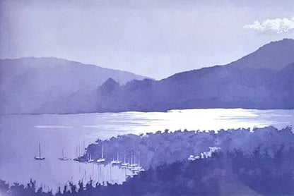 Fiscardo, Kefalonia  (Framed Etching)