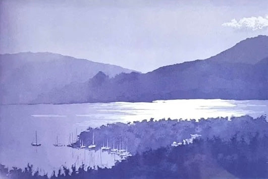 Fiscardo, Kefalonia  (Framed Etching)