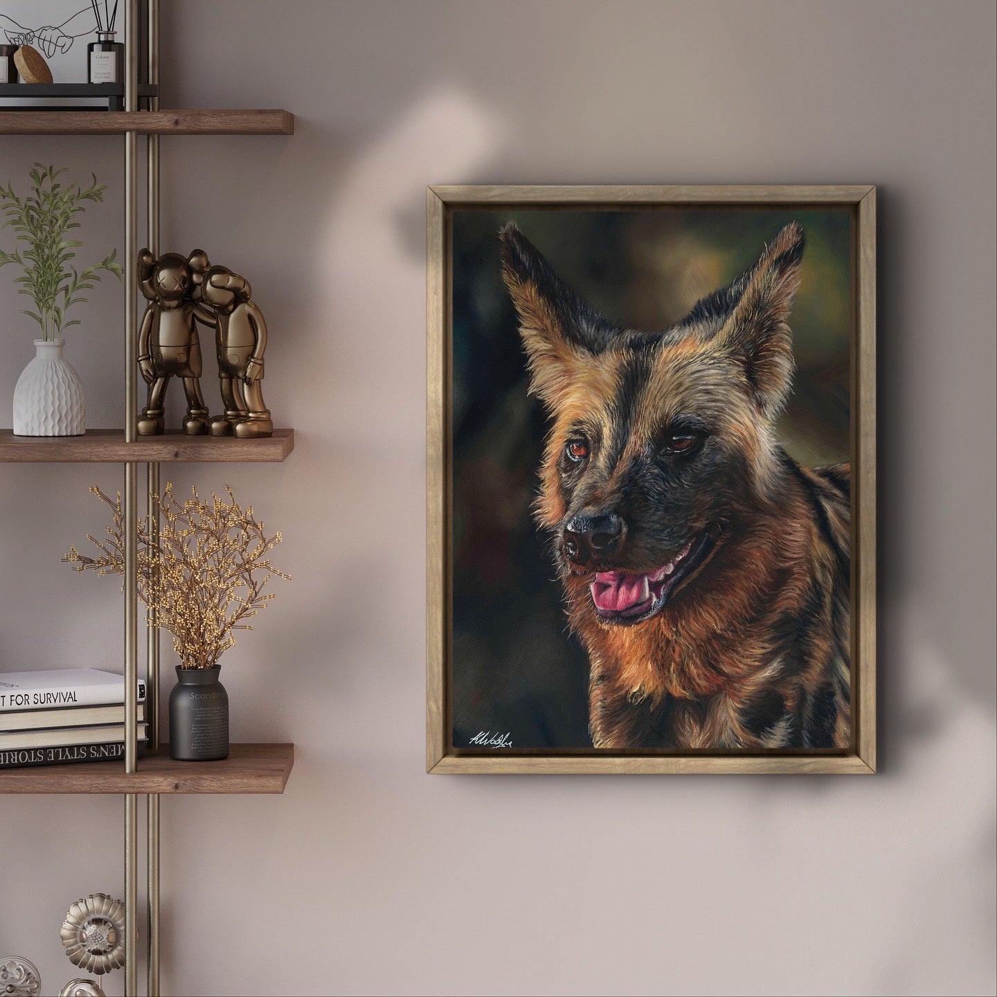 The painted dog