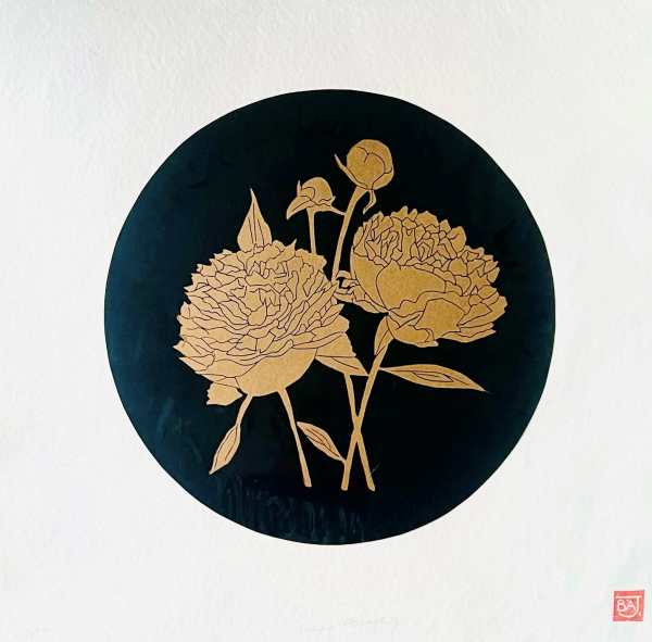 Gold Peonies