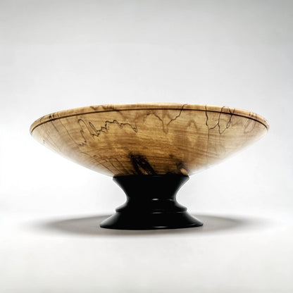 Spalted Beech Footed Bowl