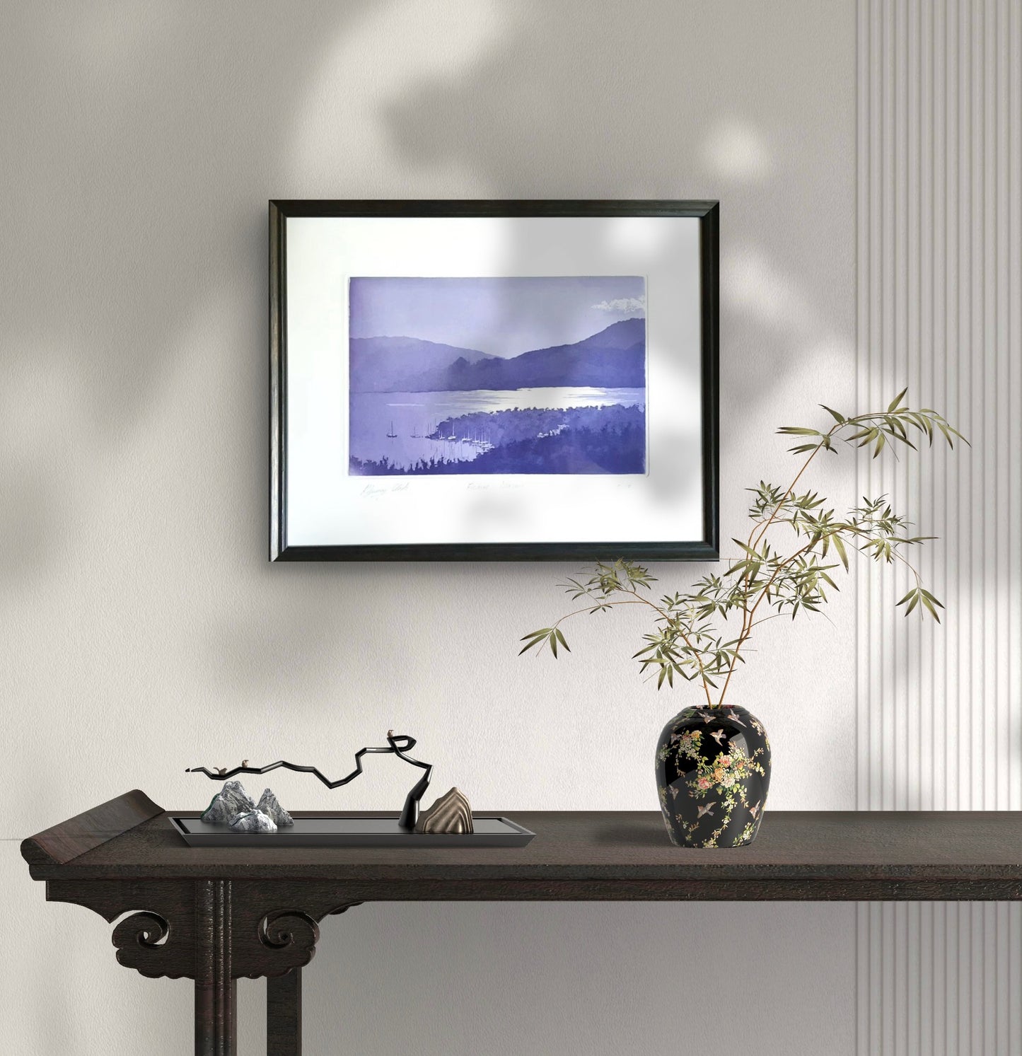 Fiscardo, Kefalonia  (Framed Etching)