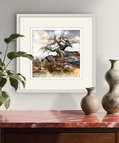 Lone Tree I (framed)