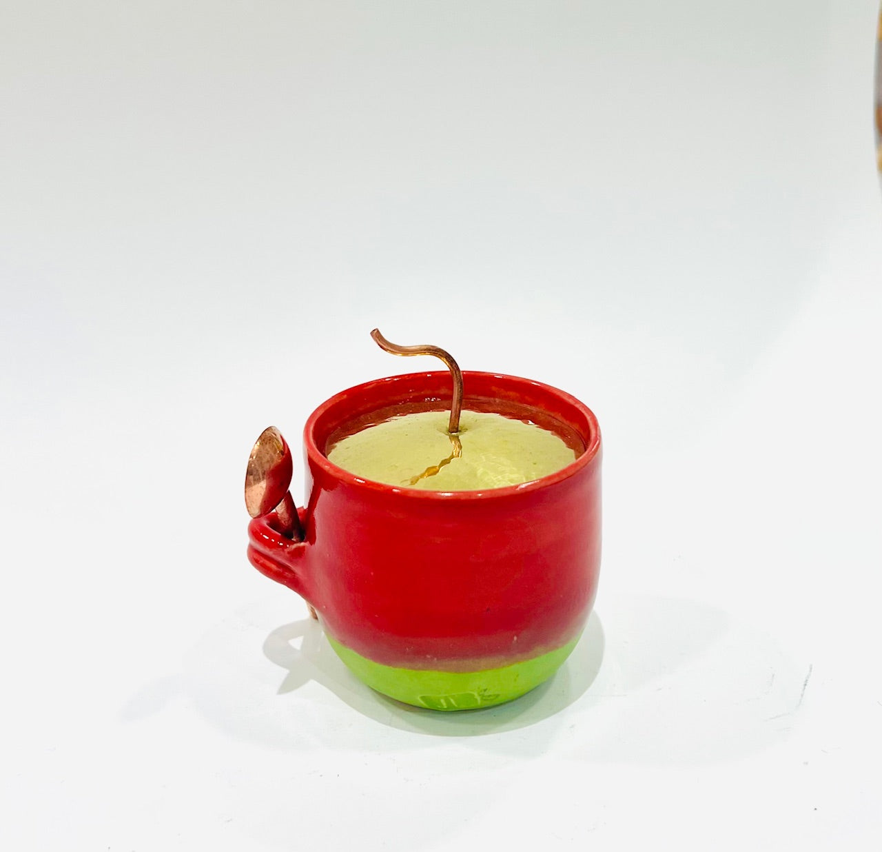 Herb container / Red and green