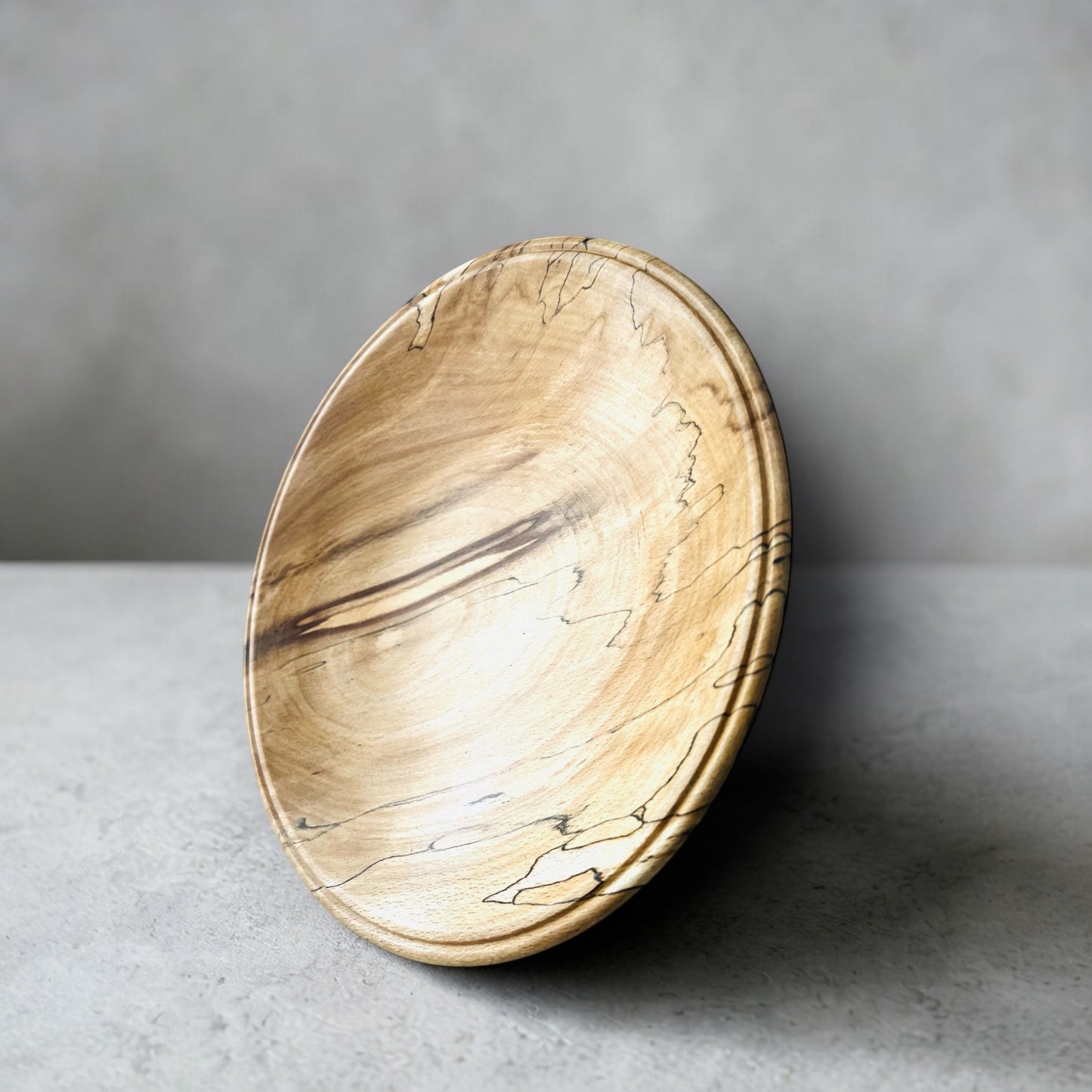Spalted Beech Footed Bowl