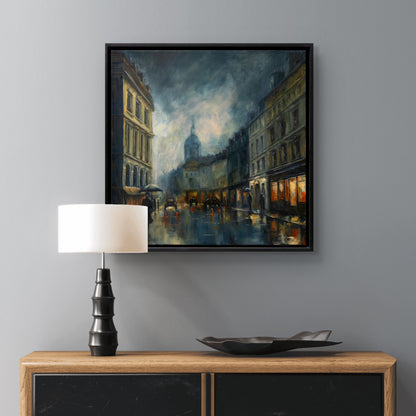 Illuminations of wet city