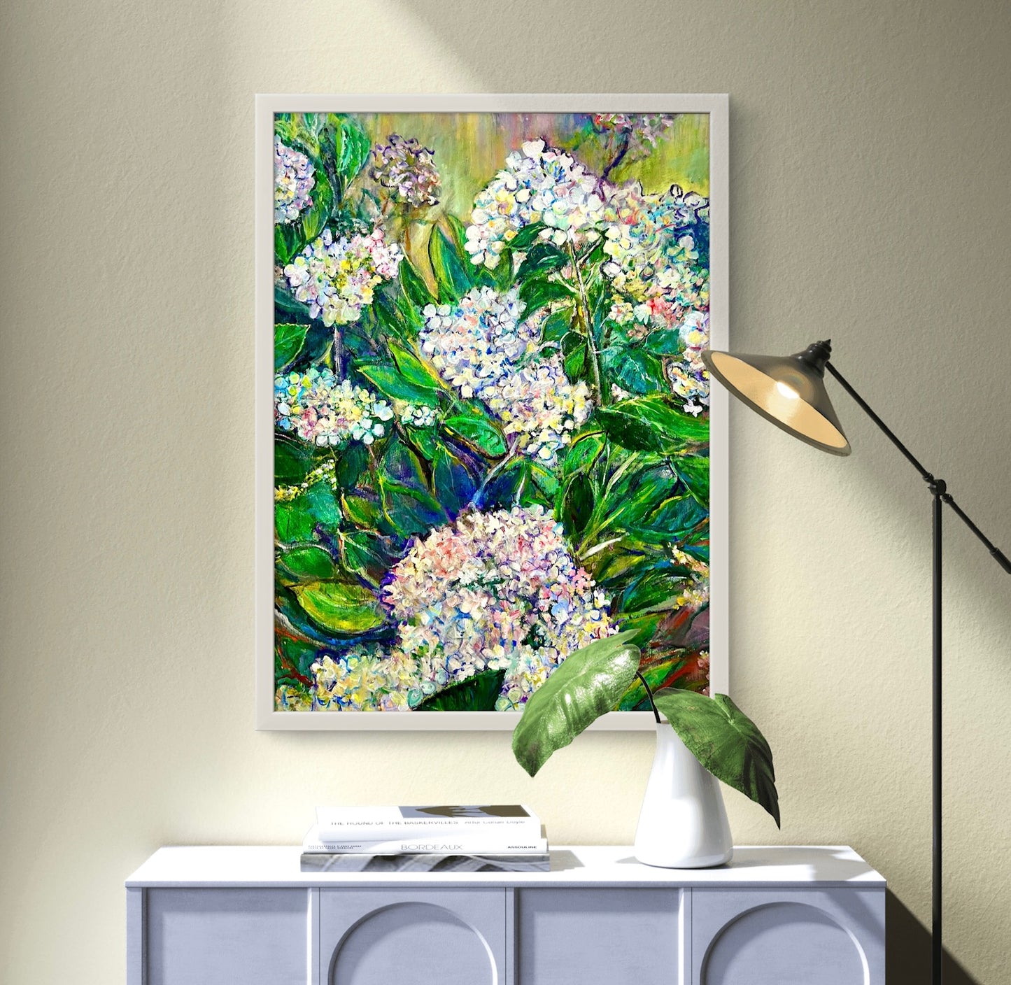 White Hydrangeas