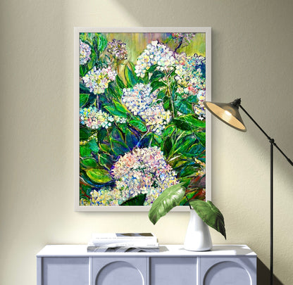 White Hydrangeas