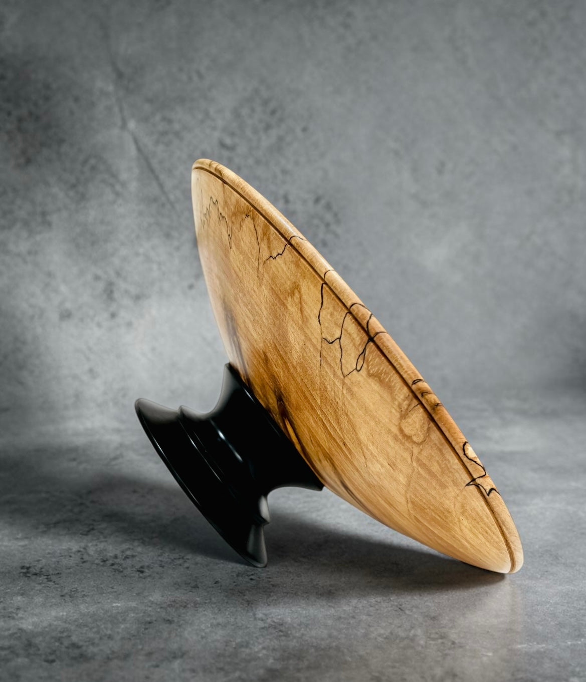 Spalted Beech Footed Bowl