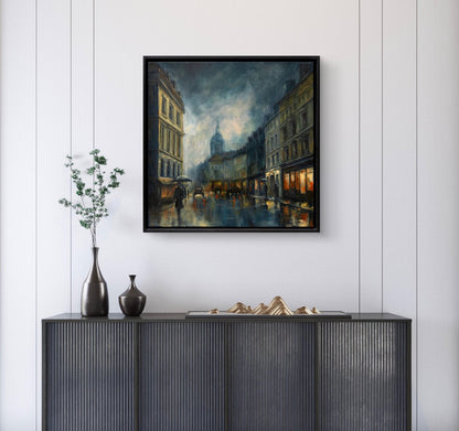 Illuminations of wet city