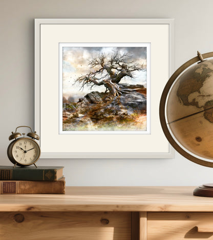 Lone Tree I (framed)