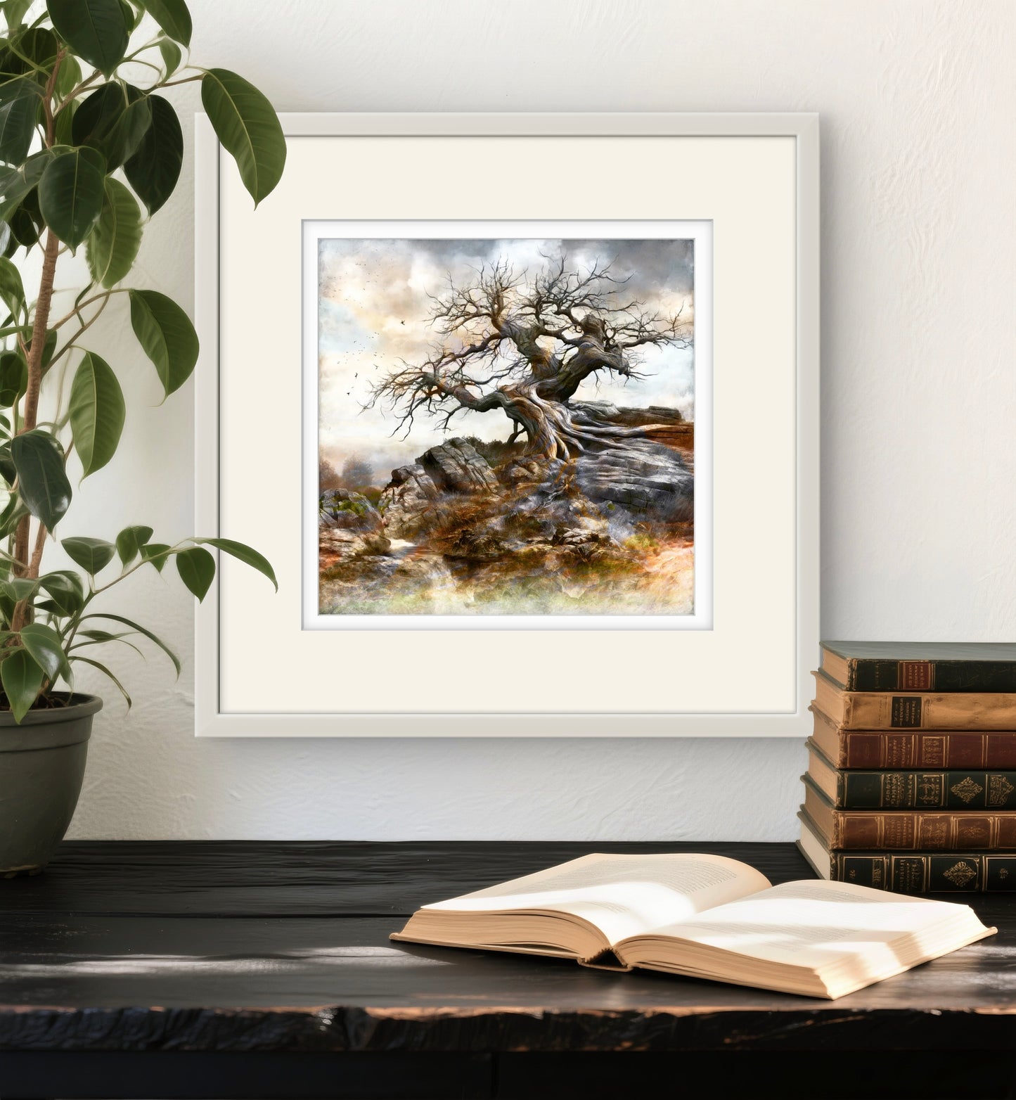 Lone Tree I (framed)