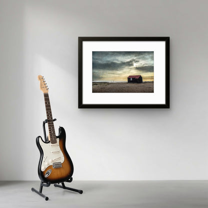 Norton's Hut, Rye harbour (framed)