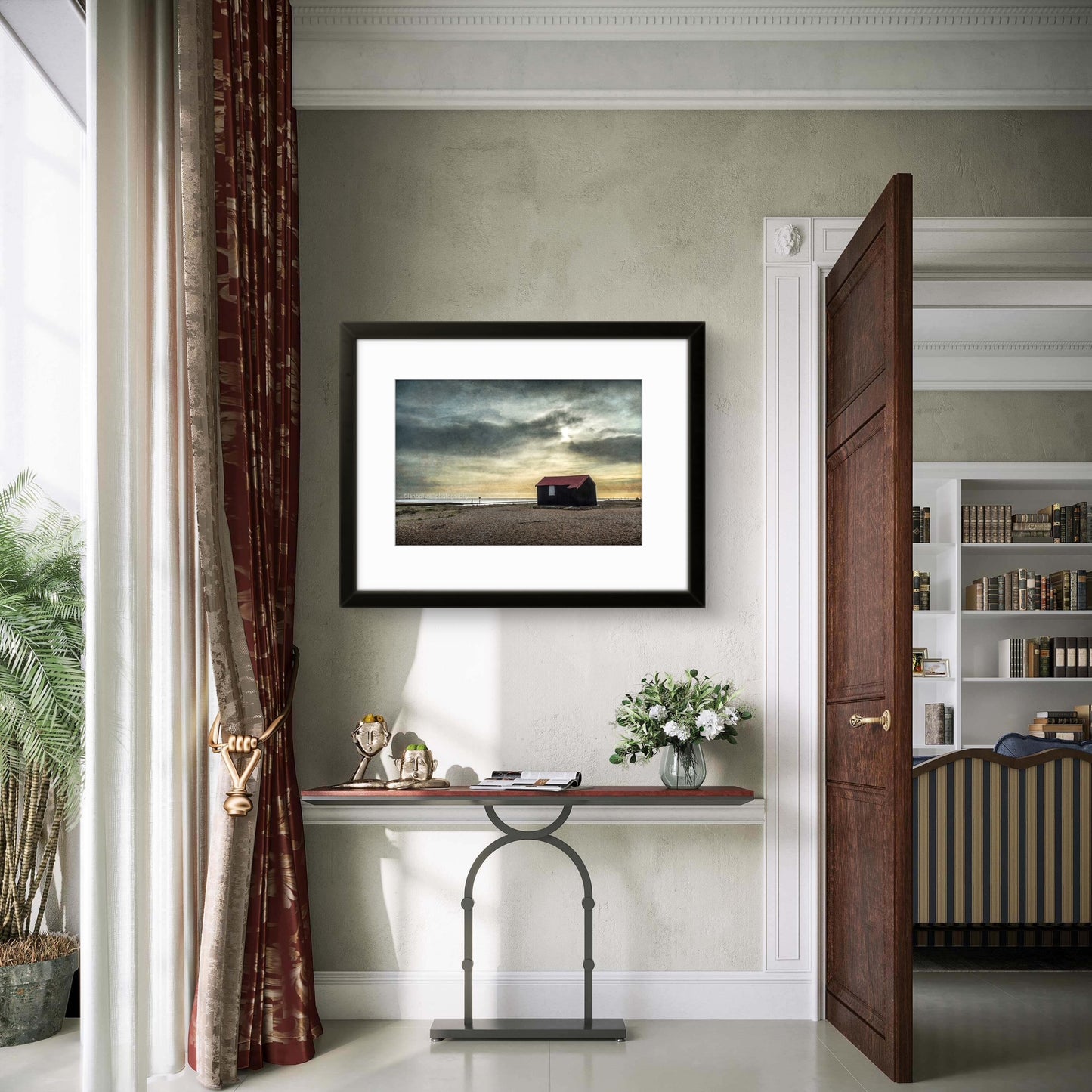 Norton's Hut, Rye harbour (framed)