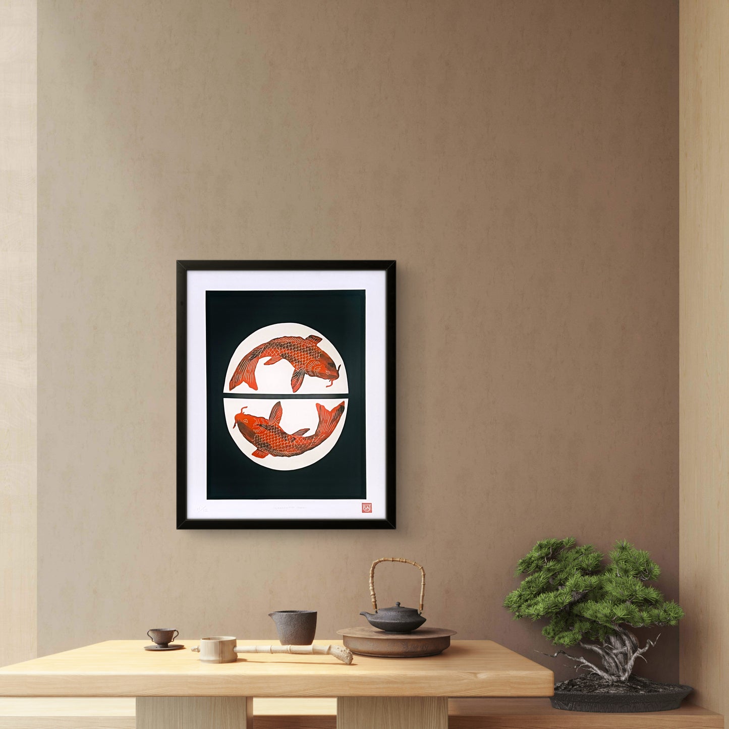 Terracotta Demi (framed)