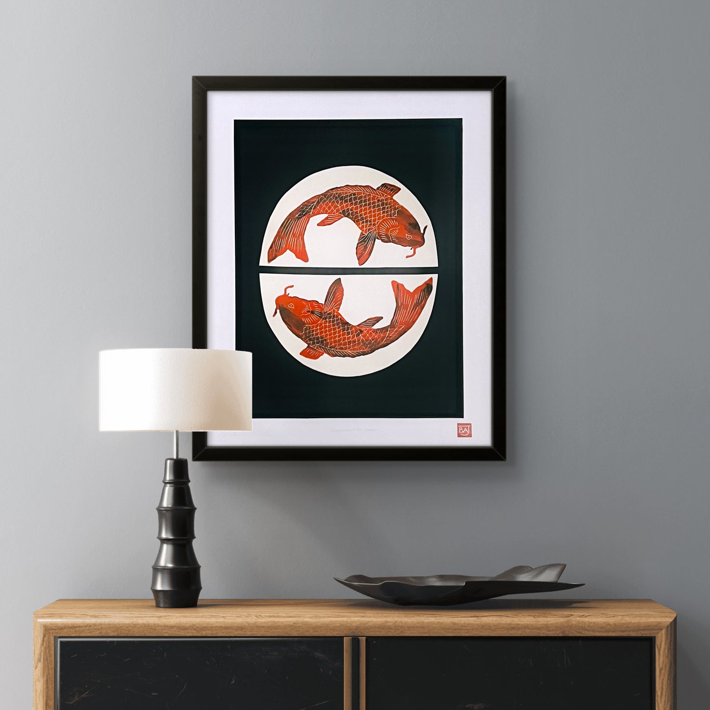 Terracotta Demi (framed)