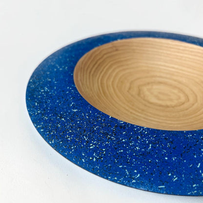 Ash Wood Bowl with Granite Effect Finish