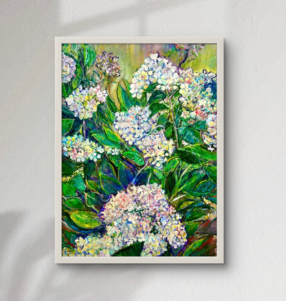 White Hydrangeas