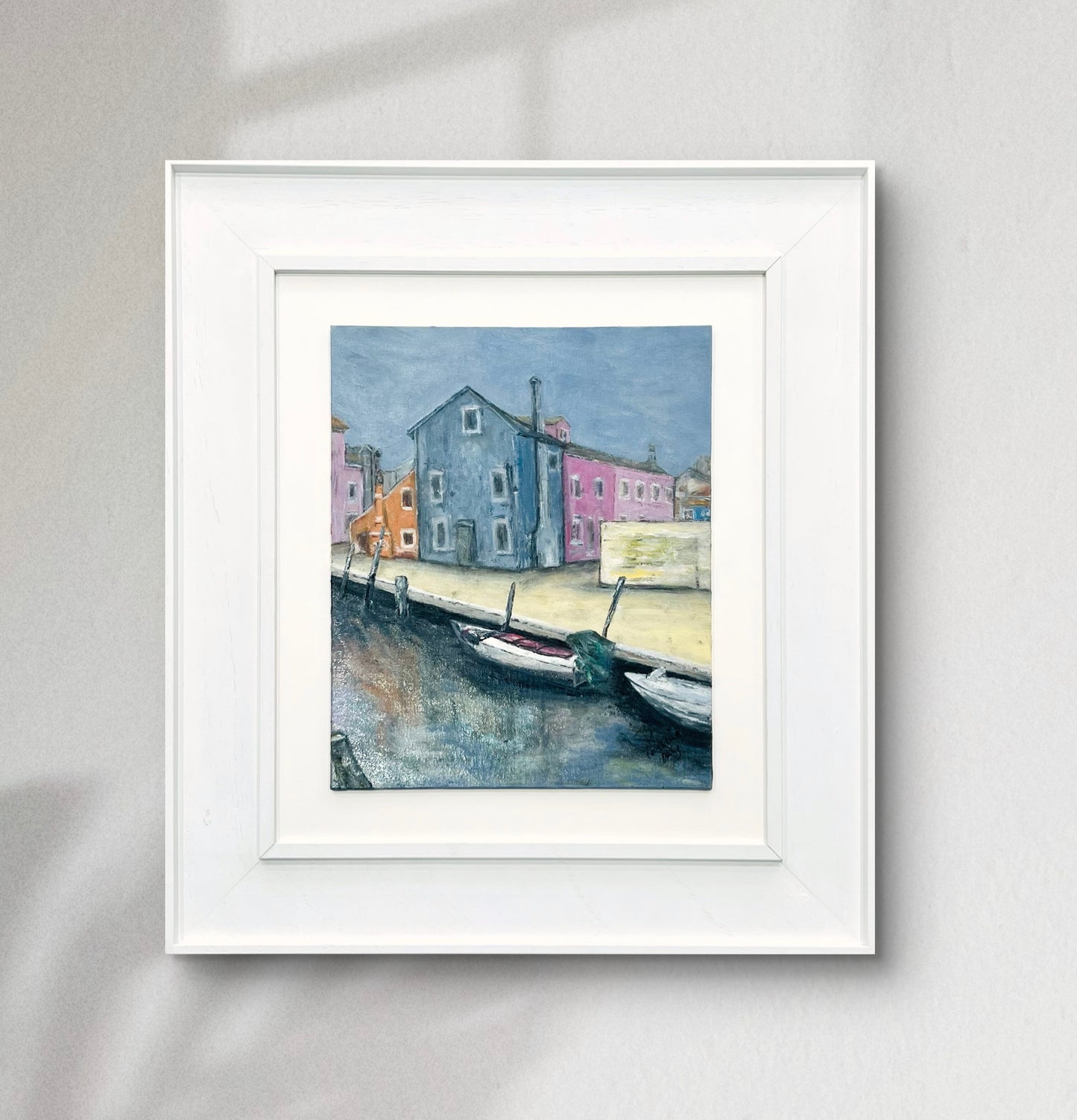 Burano on  a Foggy Day