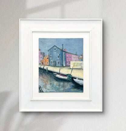 Burano on  a Foggy Day