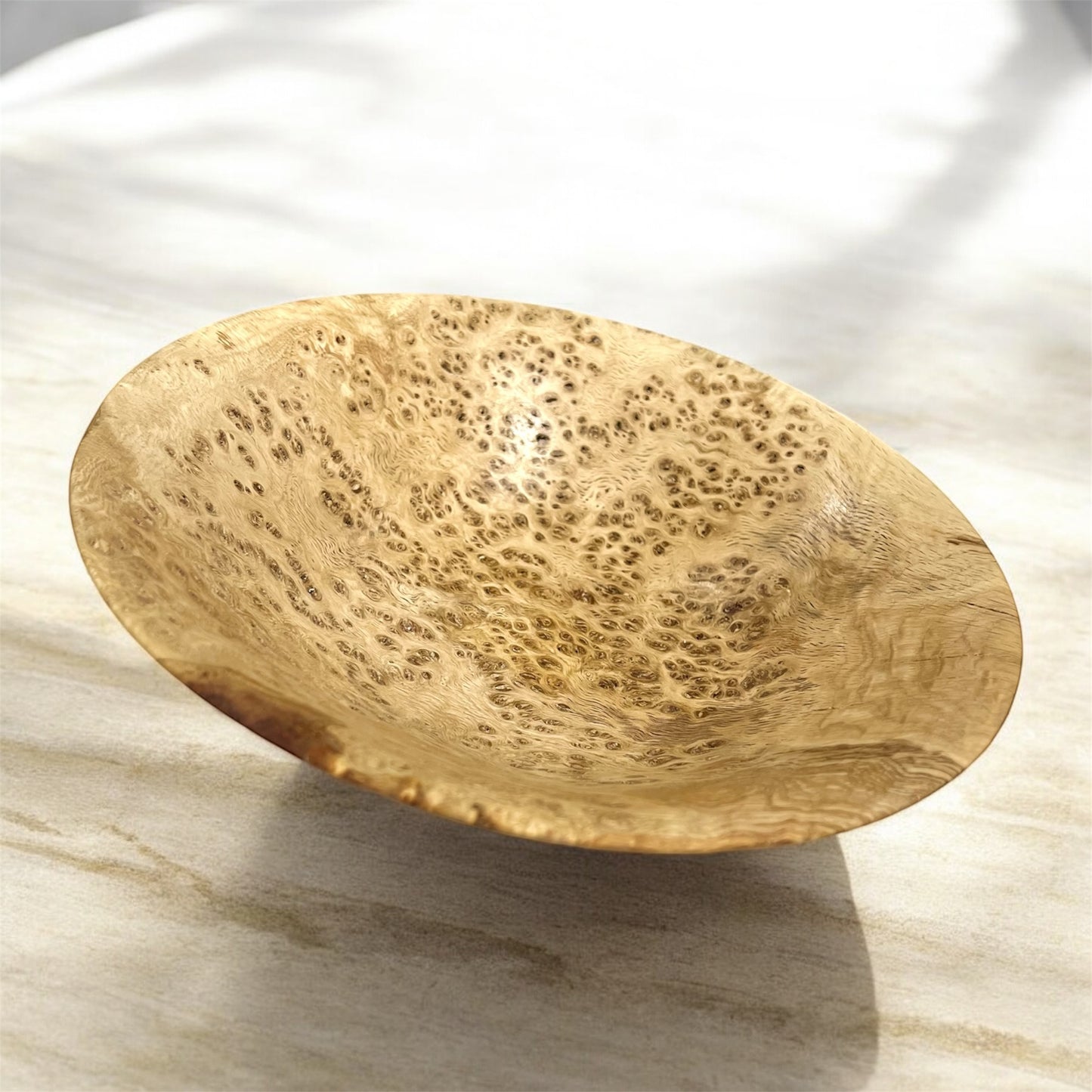 English Oak Burr Bowl