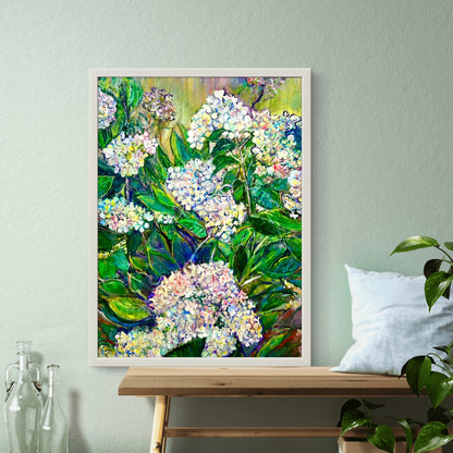 White Hydrangeas