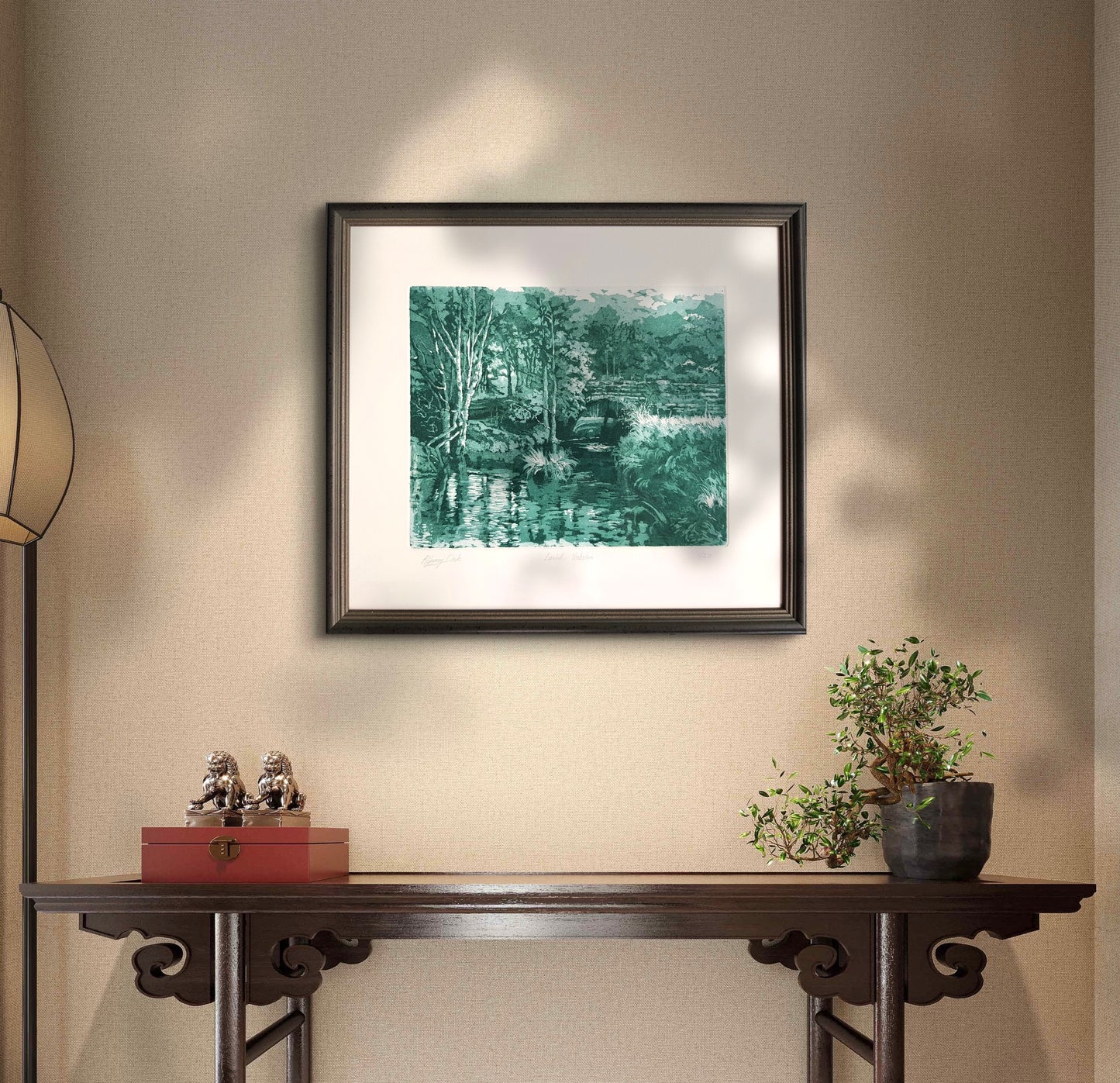Laskill  (Framed Etching)
