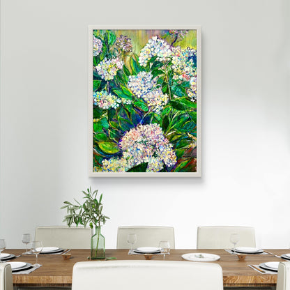 White Hydrangeas