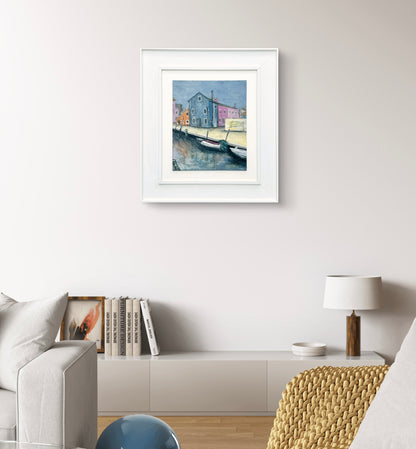 Burano on  a Foggy Day