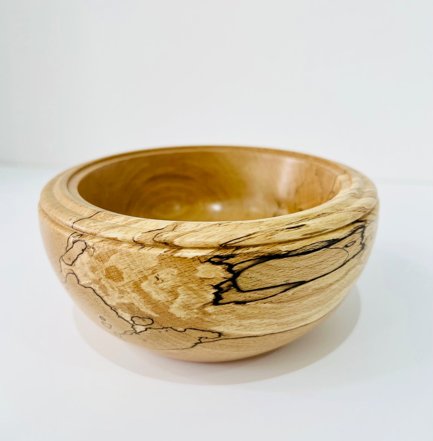 Spalted Beech Finial Pot