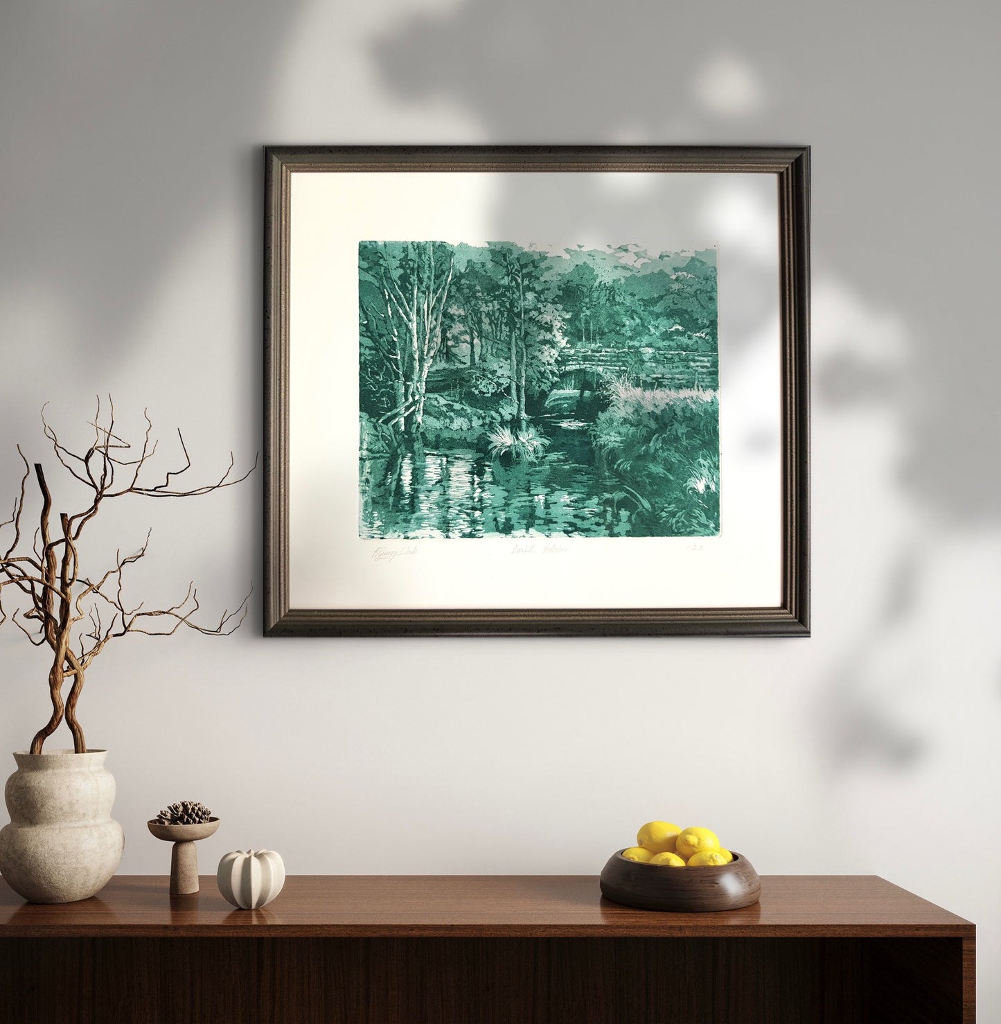 Laskill  (Framed Etching)
