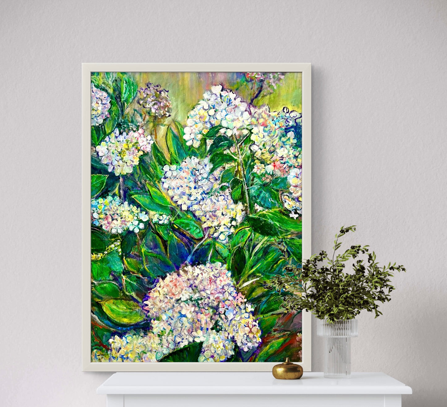 White Hydrangeas