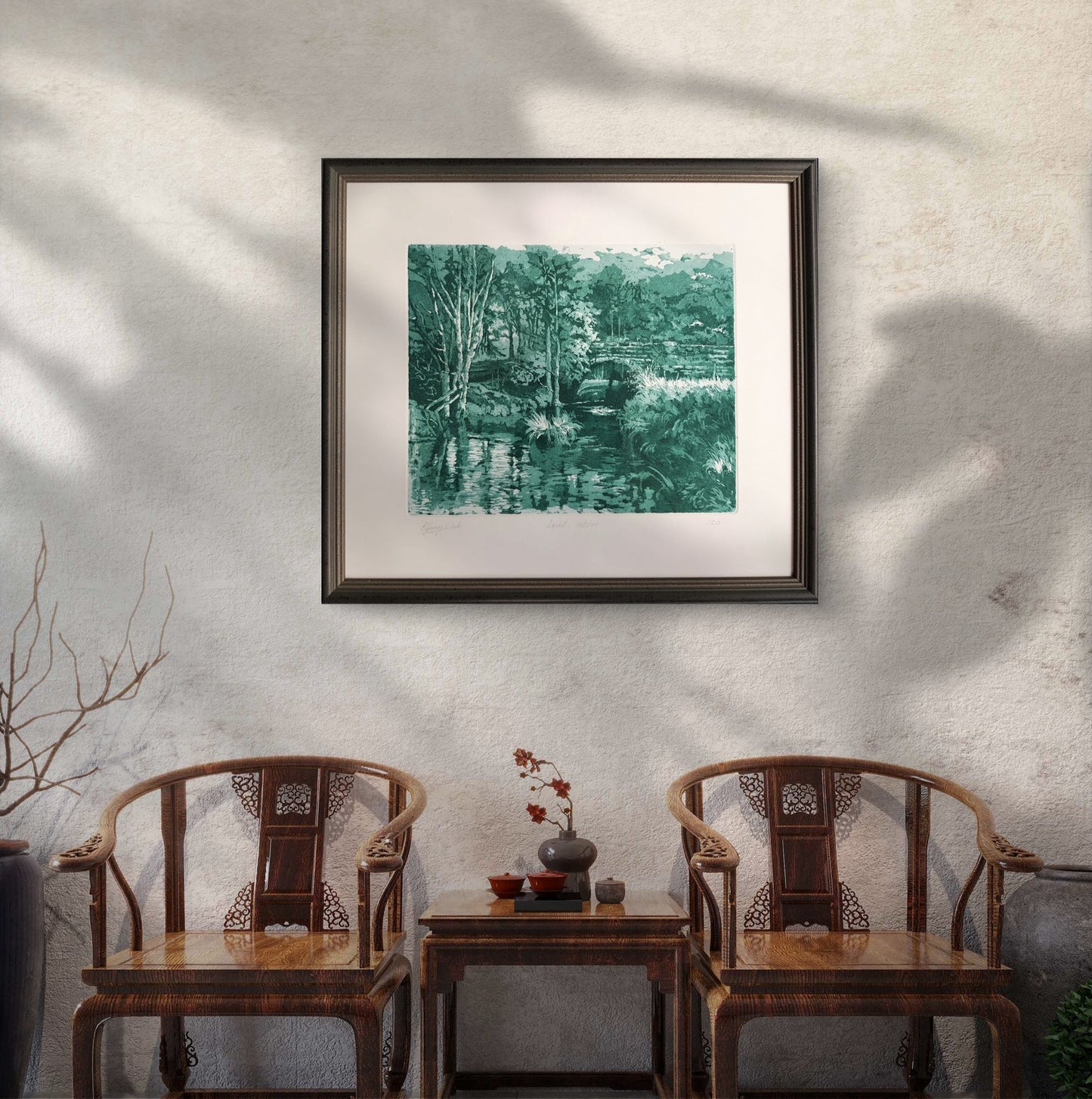 Laskill  (Framed Etching)