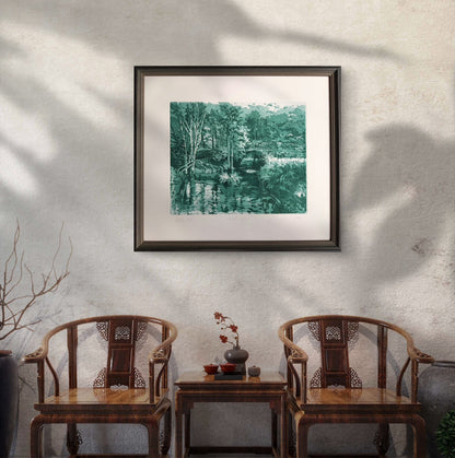 Laskill  (Framed Etching)