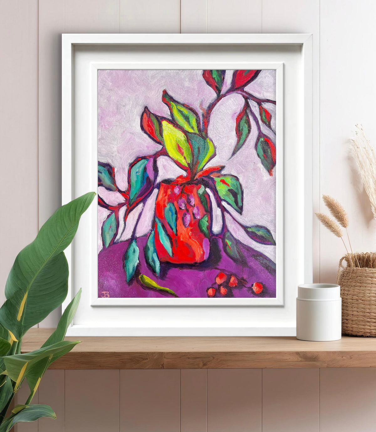 Pink Flower Vase