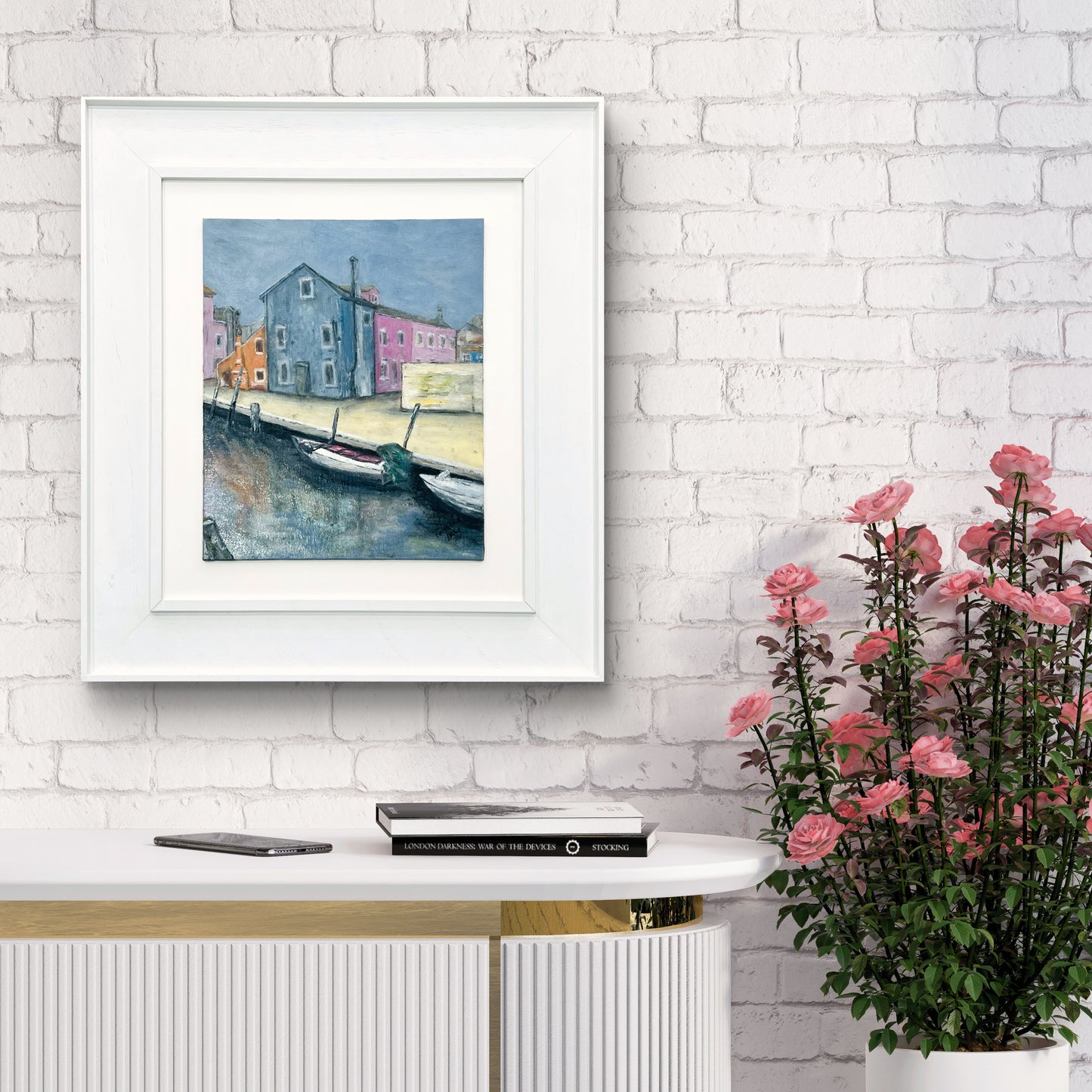 Burano on  a Foggy Day