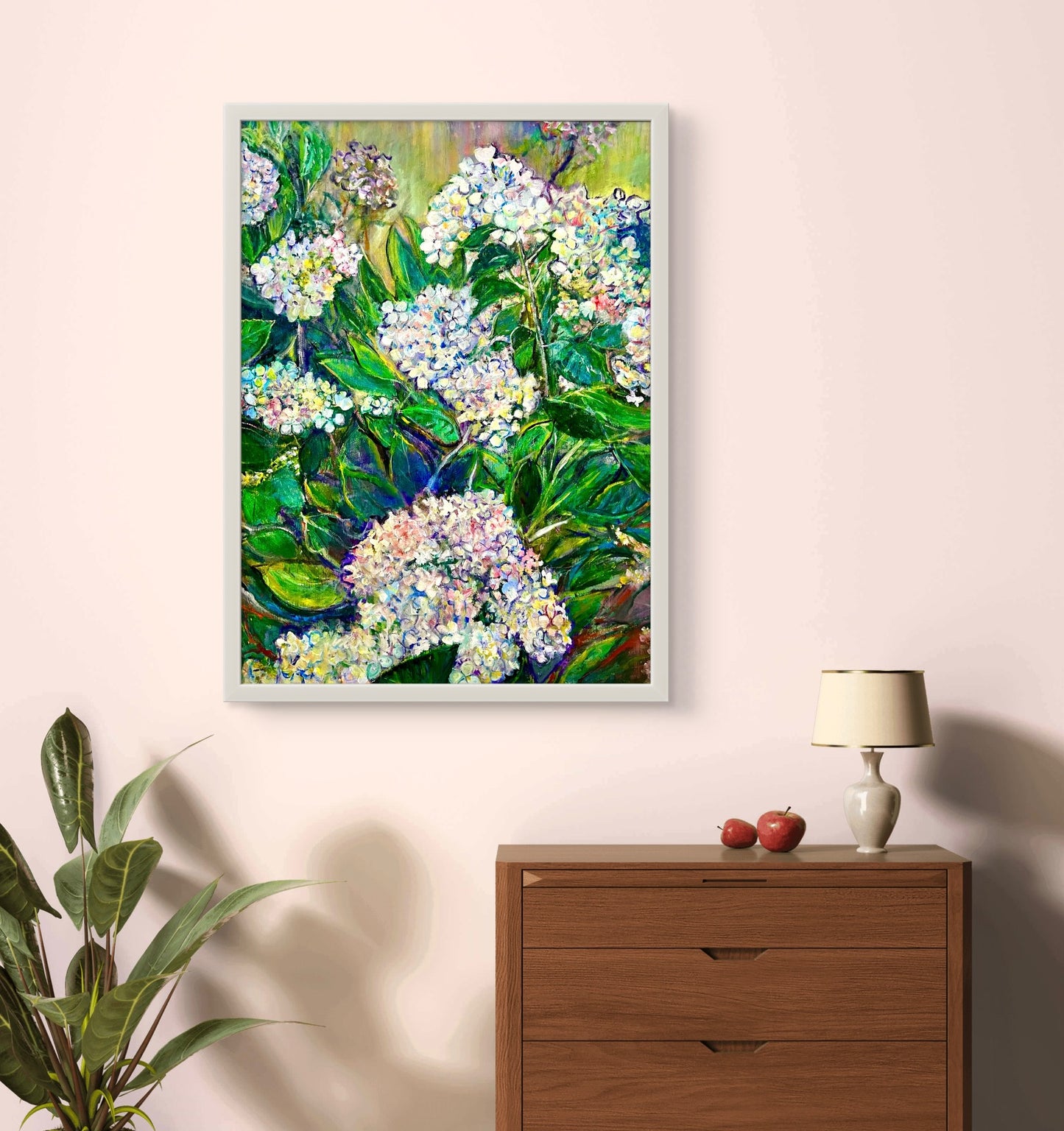 White Hydrangeas