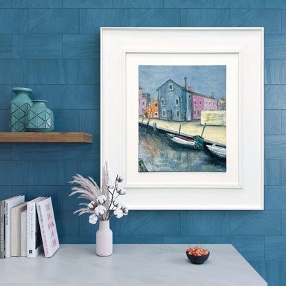 Burano on  a Foggy Day