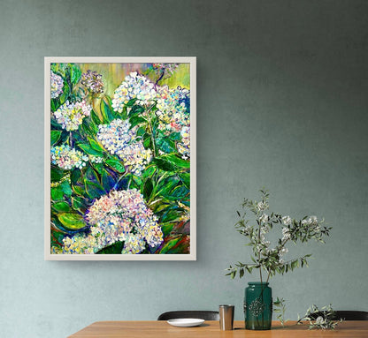 White Hydrangeas
