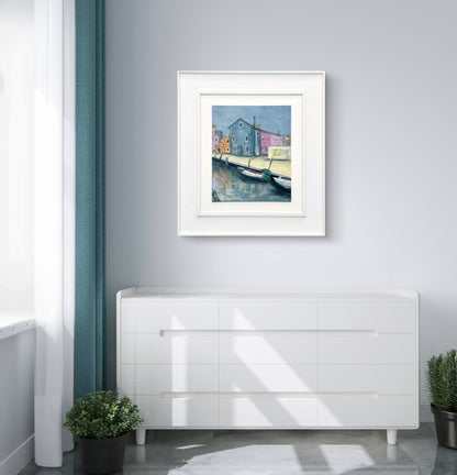 Burano on  a Foggy Day