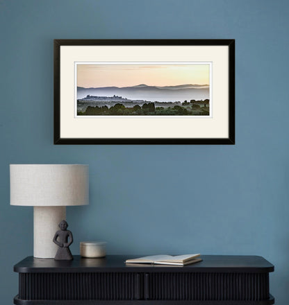 Castiglione del Lago at dawn, Umbria (Framed)